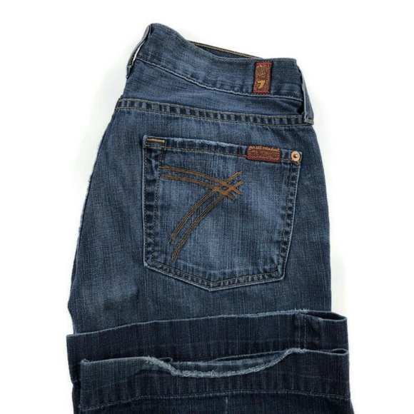 7 For All Mankind Denim - 7 For All Mankind 28x32 Dojo Flare Jeans